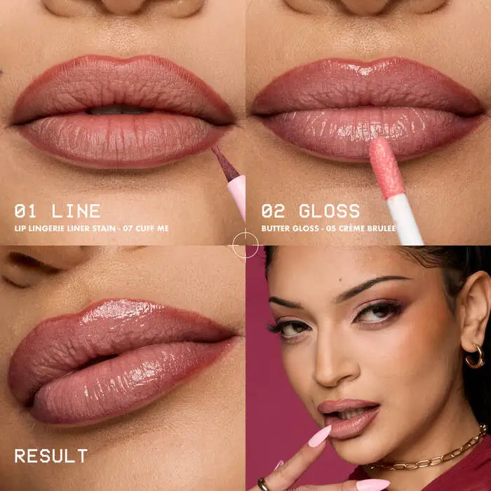 Lip Lingerie Lip Liner Stain Ballpoint Felt Tip Lip liner for Precise No-bleed Nude Perfection in Twelve Shades Makeup For Woman