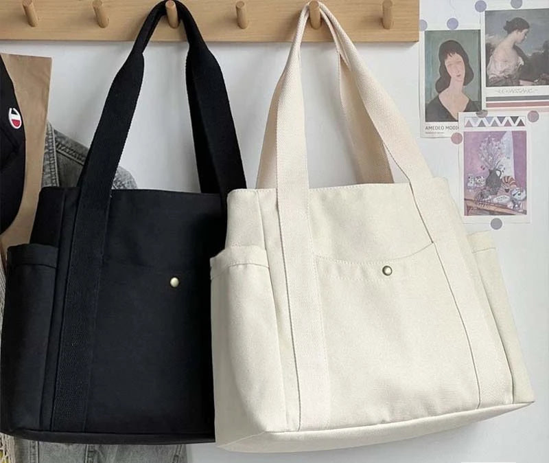 =Women’s Casual Canvas Commuter Tote Bag