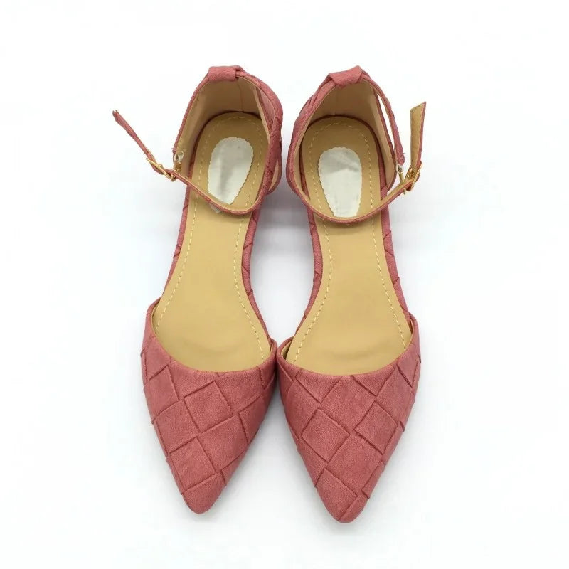 Women’s Vintage Pointed Toe D’Orsay Flats Shoes