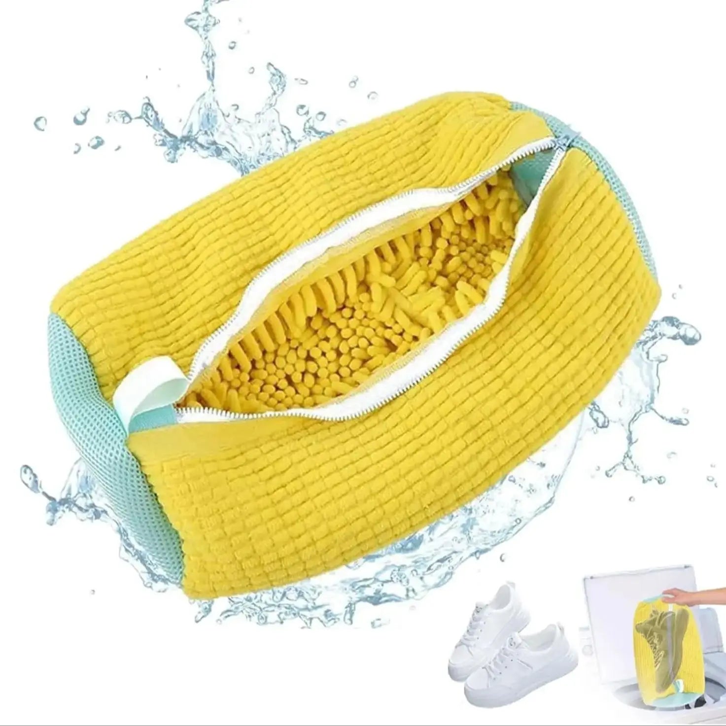 Shoe Laundry Bag for Washing Machine, Shoes Laundry Bag Sneaker Washing Bag for 360° Cleaning