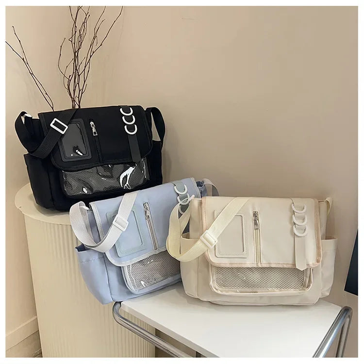 Y2K Fashion Transparent Ita Bag Backpack Style