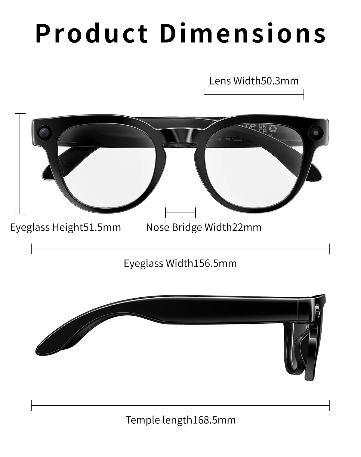 2026AI smart glasses HD 800W anti-shake camera AI dialogue real-time translation IP67waterproof Bluetooth audio smart sunglasses