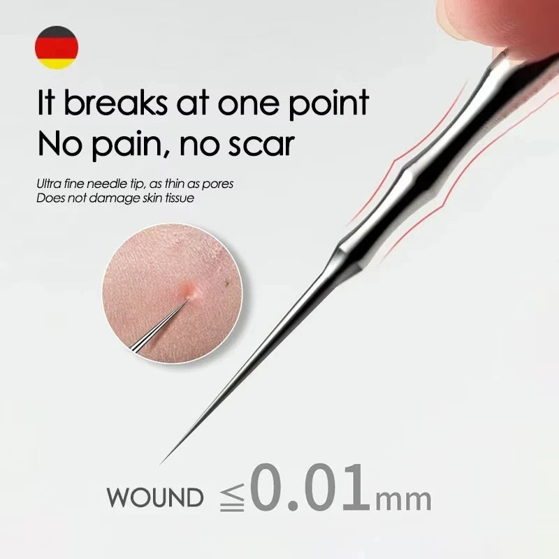 German Acne Blackhead Removal Needles Pimples Blackhead Clip Tweezers Beauty Artifact Blemish Extractor Remover Needle Tool 2026