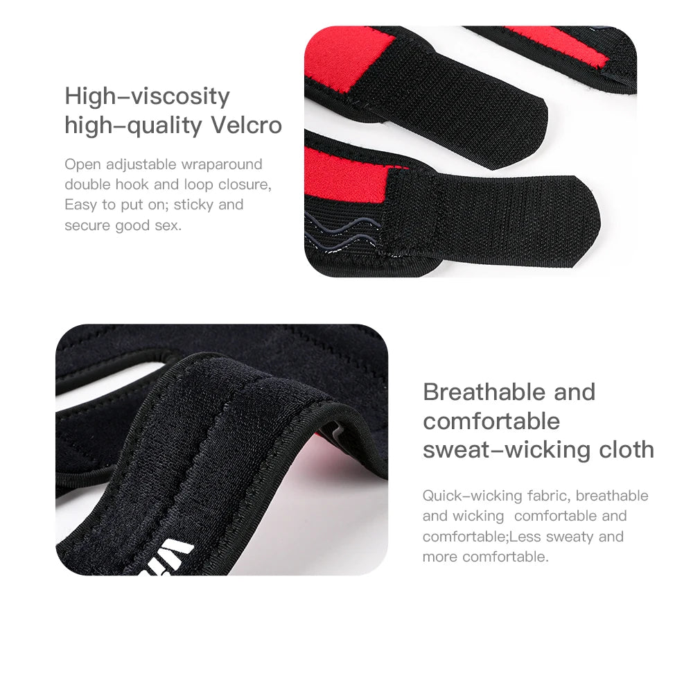 Knee Brace with Side Stabilizers Breathable Adjustable Knee Support Suitable for Sport Training and Knee Pain
