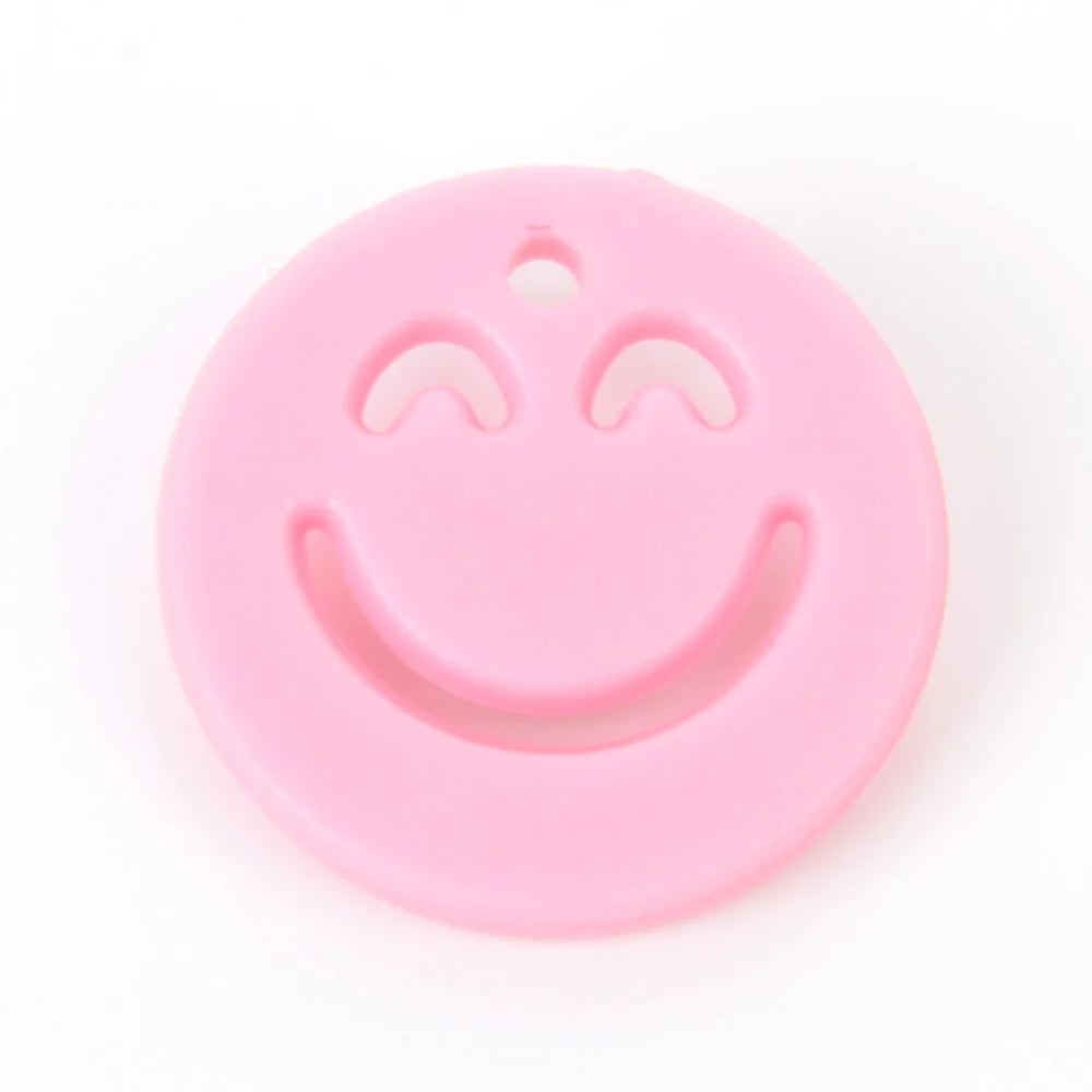 20pcs Acrylic Colorful Smile Pendants Accessories Charms Beads for Jewelry Making DIY Earrings Bracelets Necklaces Finding 20mm