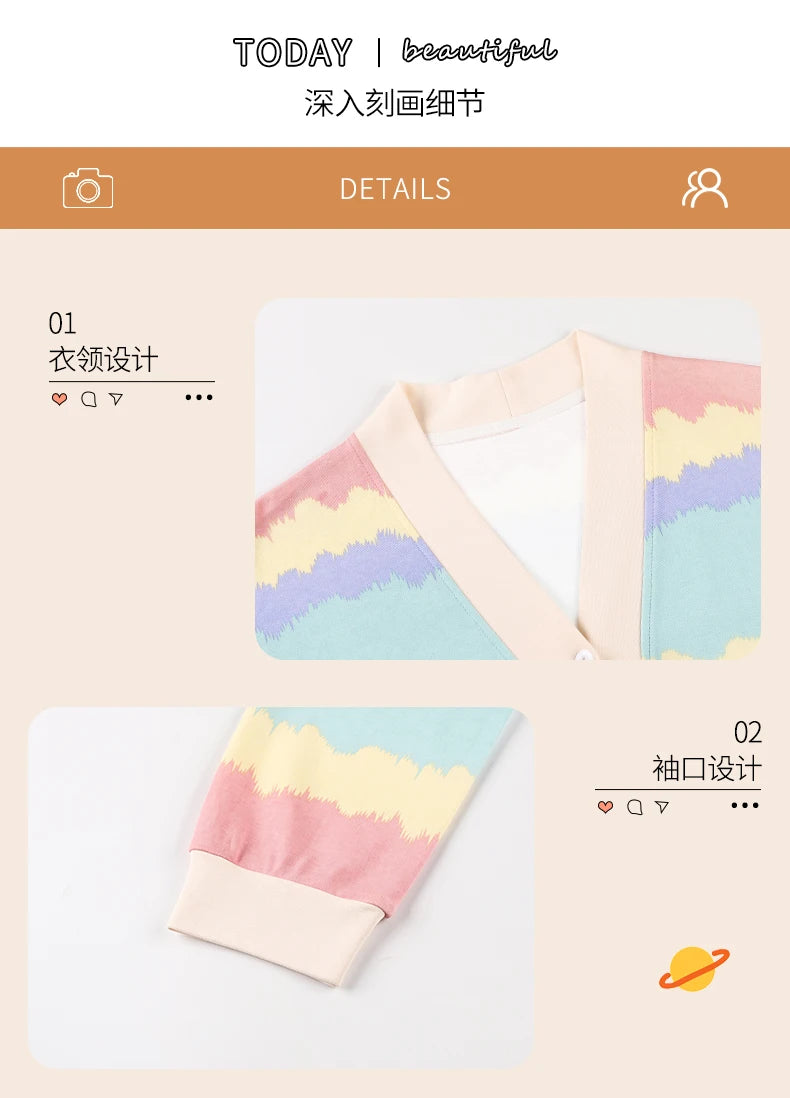 Elizabeth Duck Japanese Kimono Autumn Winter Women Pajamas Sets Faux Cotton Long Sleeves Homesuits Casual V-neck Lapel Sleepwear