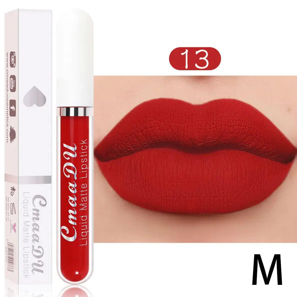 18-Color Waterproof Matte Liquid Lipstick