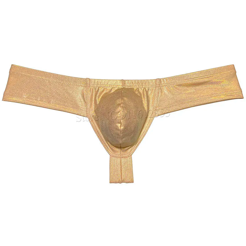 Sexy Men's Soft Wet Look Underwear Pouch Enhancing Underpants Hipster Mini Bikini Boxer Briefs