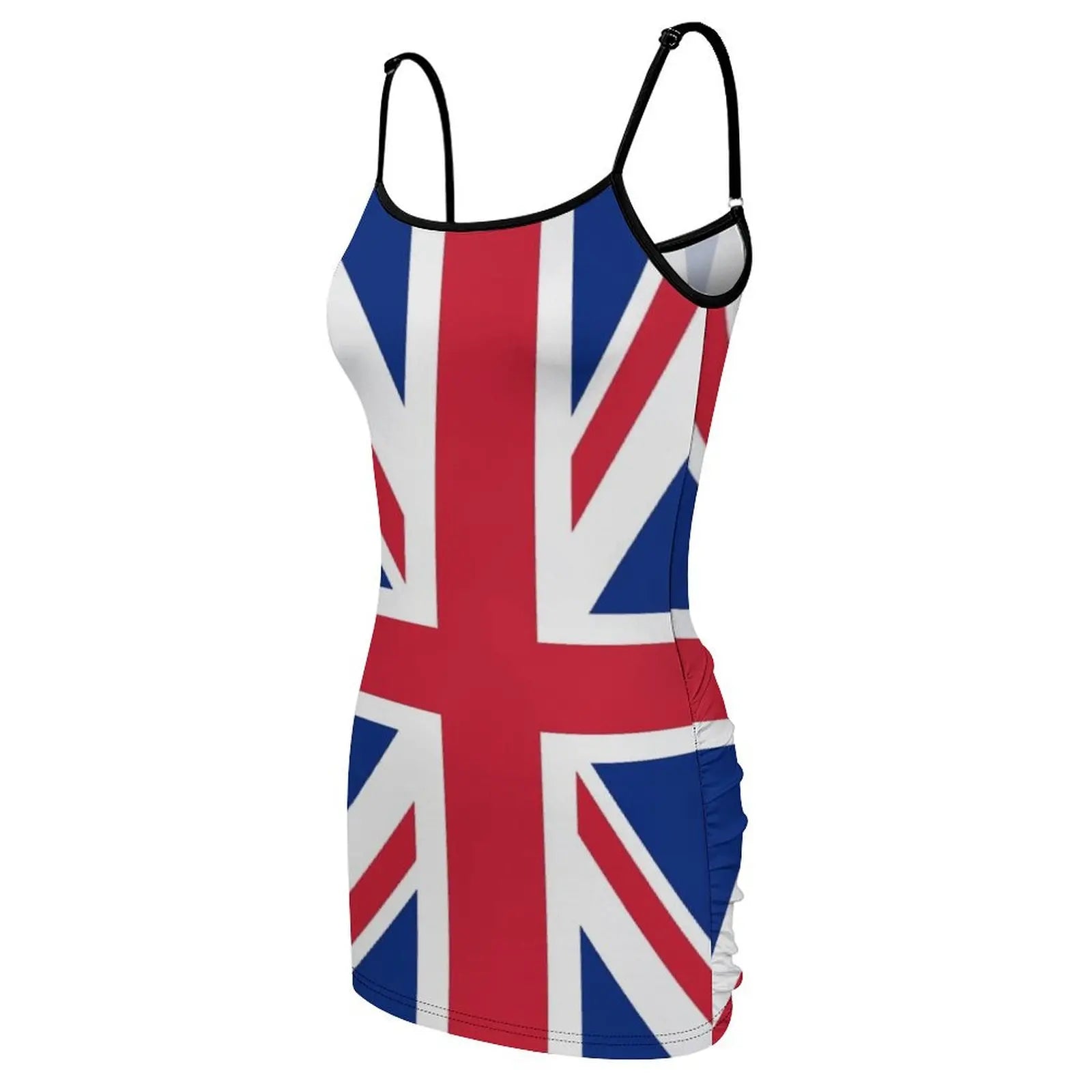 UK Great Britain Royal Union Jack Flag Sling Dress evening dress evening dress ladies Summer women's clothing