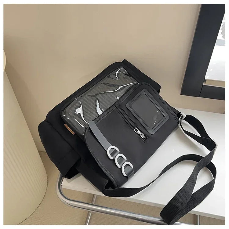 Y2K Fashion Transparent Ita Bag Backpack Style