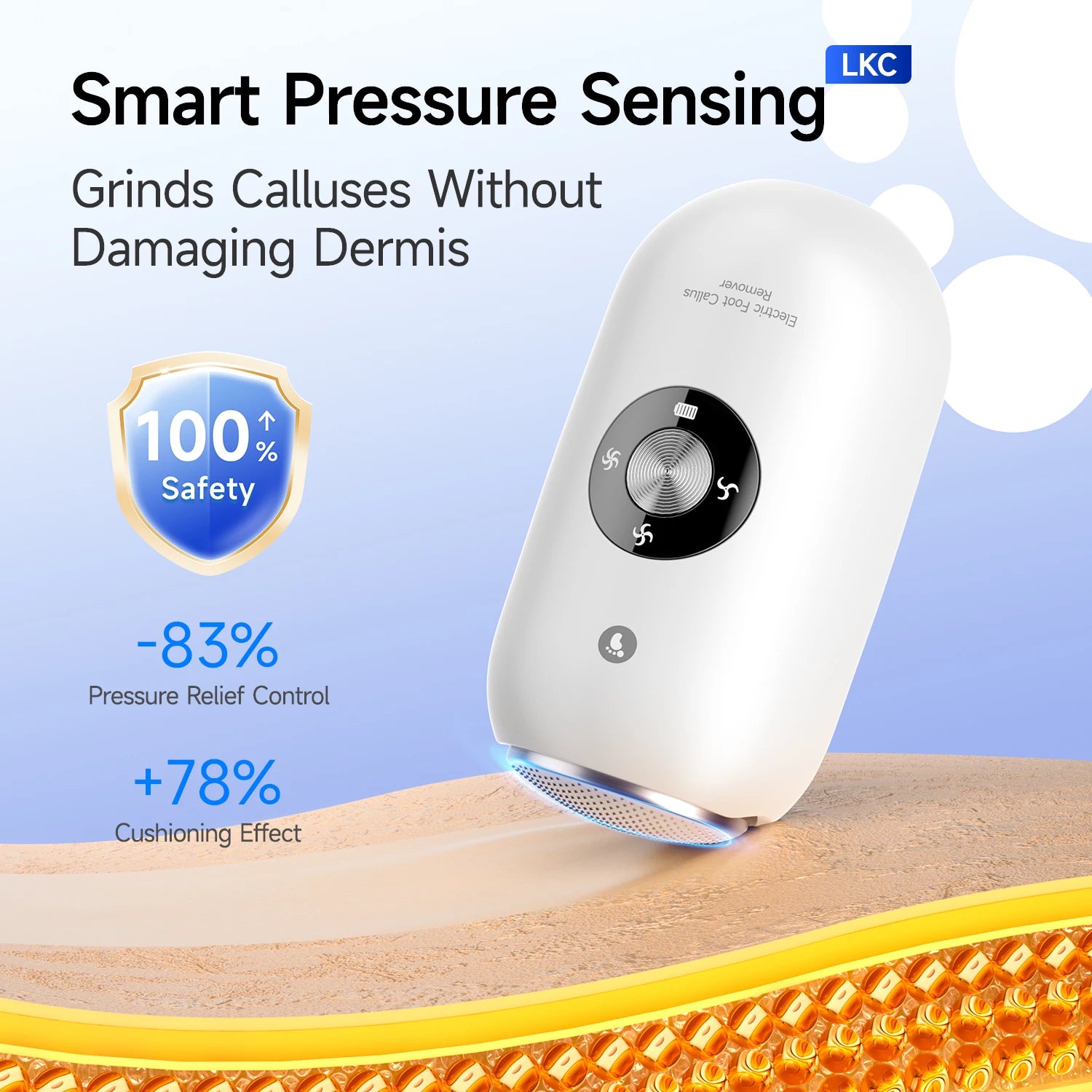 Waterproof Electric Foot File Callus Remover