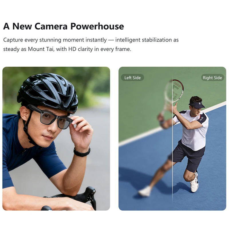 2026 Brand New AI Smart Glasses 100W HD Camera Take photos AI Translation Surround Music Recording BT Call Men Women Sunglasses