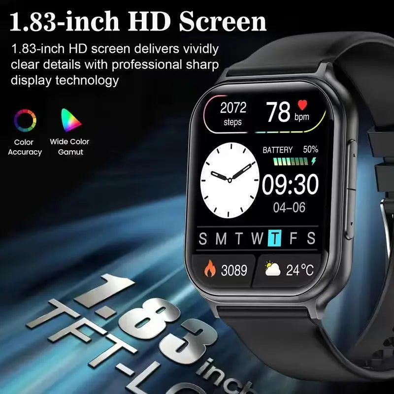 Bluetooth Call Fitness Smart Watch (2026 Model)