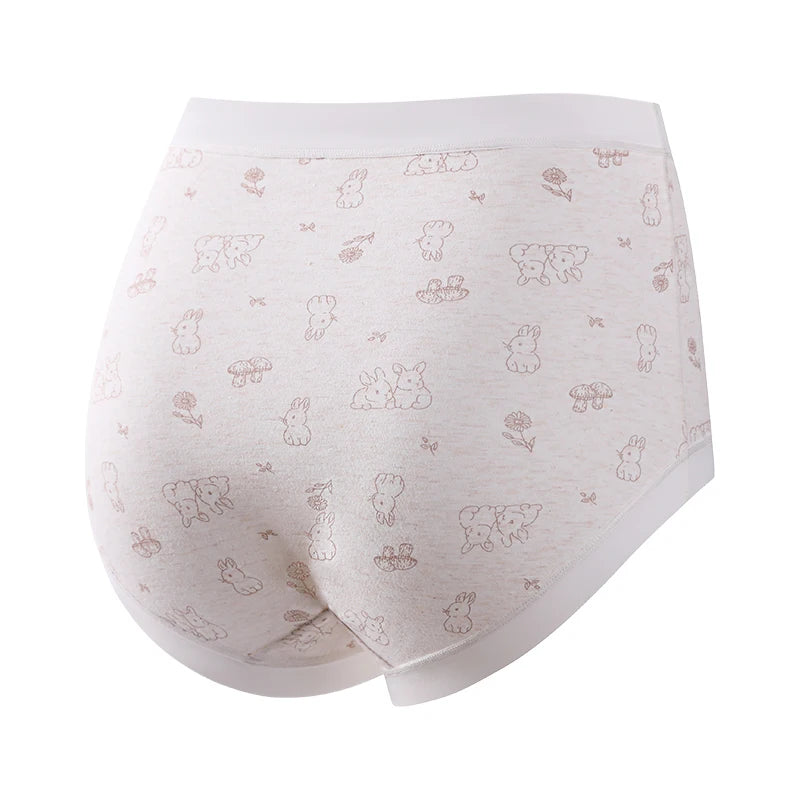 Postpartum Panties Breathable Women's Cotton Briefs Cartoon Intimate Clothes for Women Maternity Underwear Pregnant Panty Gifts