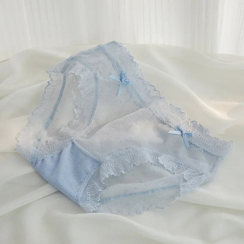 Women Underwear Panty Sexy Lace Pantiesr Girl Hollow Out Comfort Briefs Low Waist Seamless Underpants Female Calzones Para Mujer