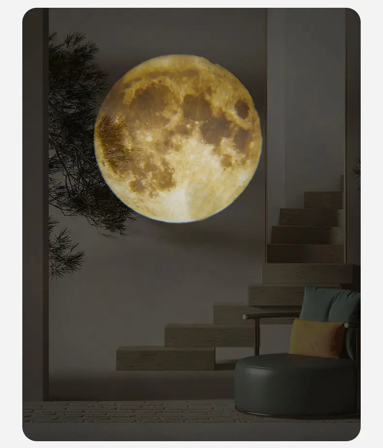 Moon Light Lamp Moon Earth Planet Night Light Projection Lamp Bedroom Table Lamp Atmosphere Night Light