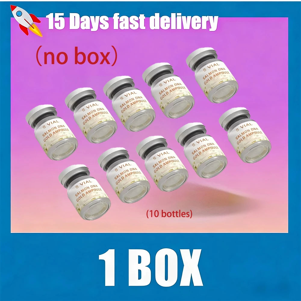5ml High Salmon DNA Gold Ampoule Skin Booster Serum BB Cream Glow Beginner Starter Kit Face Skin Care Essence