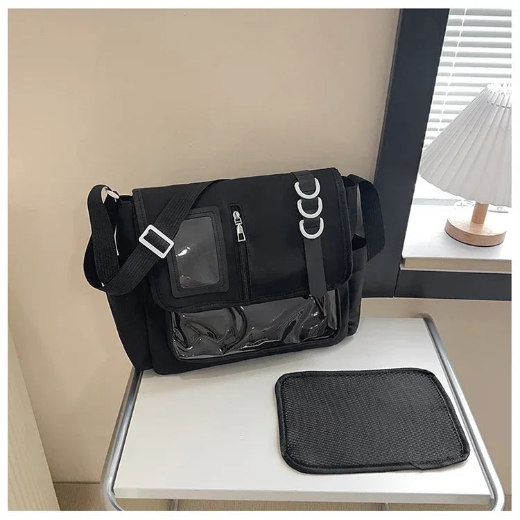 Y2K Fashion Transparent Ita Bag Backpack Style