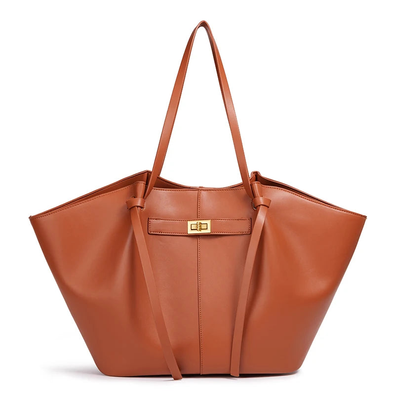 Lightweight Large Capacity 2025 New Bat-Shaped High Street Handbag European and American Style Trendy Single Shoulder Crossbody