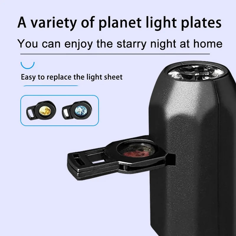USB Ceiling Moon Earth Projection Atmosphere Light Starry Sky Lamp Night Light Romantic Bedroom Decoration Galaxy Projector