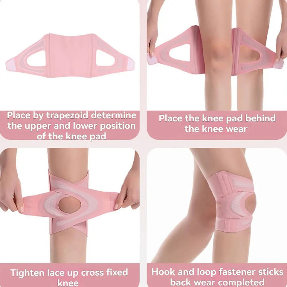GTUBIKE 1PCS Thin Cross Sports Knee Brace Meniscus Protection Knee Support for Running Sports Non-Slip Compression Knee Sleeve