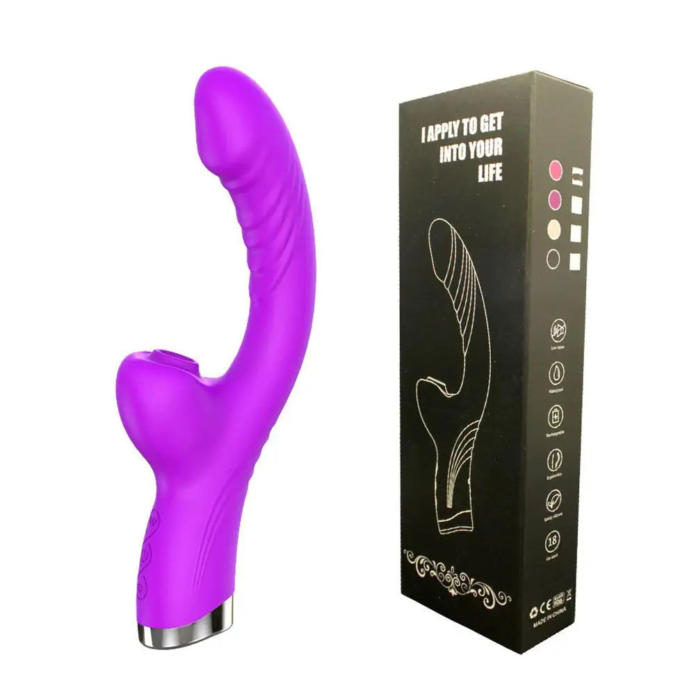 Vibrator For Women 2 In 1 Licking Machine Female G Spot Clitoral Stimulator Vibro Masturbator Goods Adult Women Sex Toys 18+