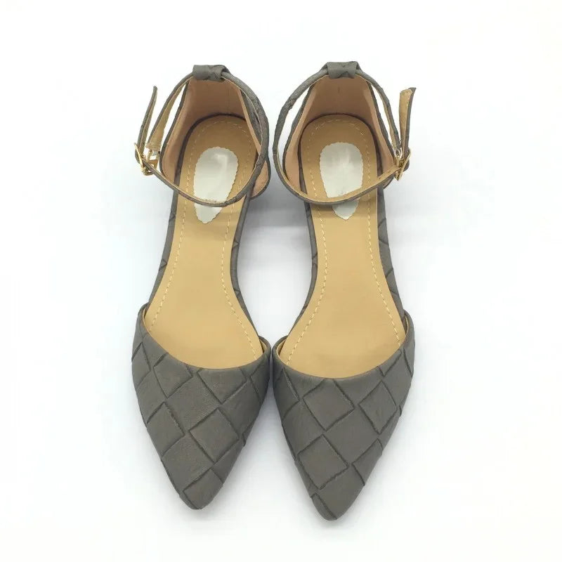 Women’s Vintage Pointed Toe D’Orsay Flats Shoes