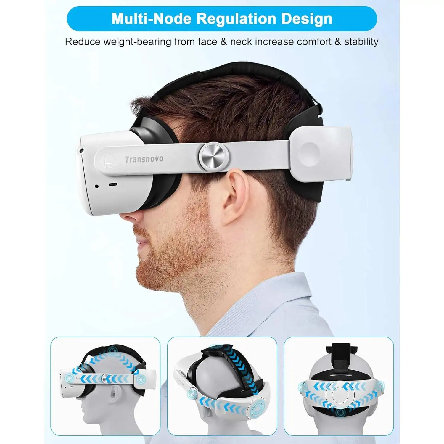 Adjustable Head Strap for Meta/Oculus Quest 2
