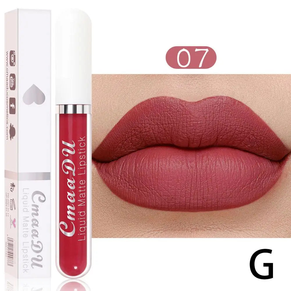18-Color Waterproof Matte Liquid Lipstick