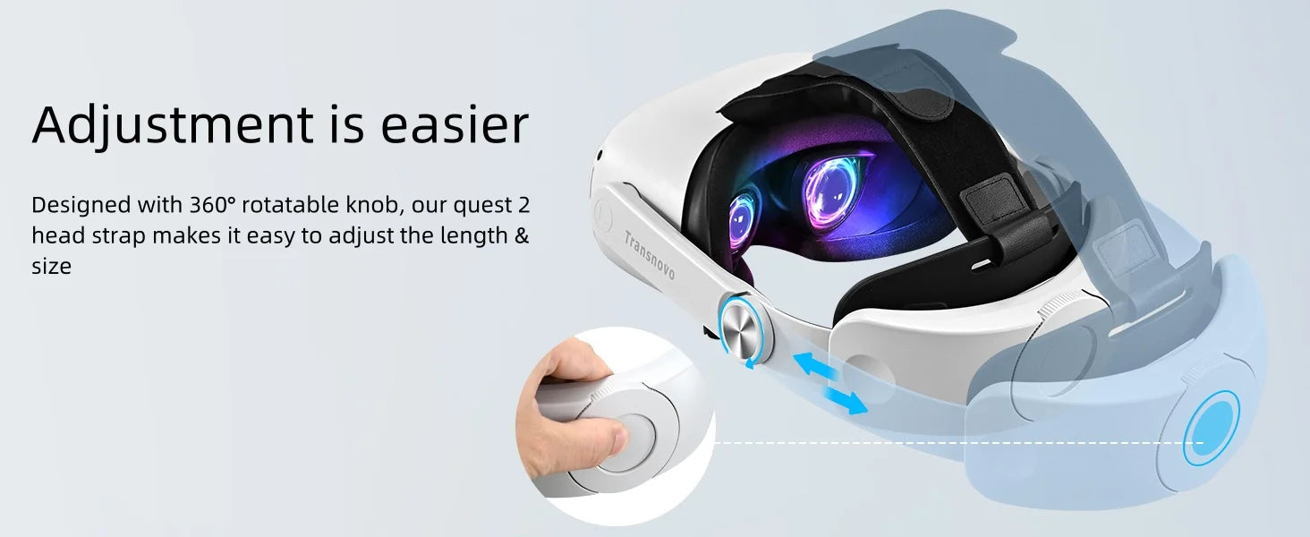 Adjustable Head Strap for Meta/Oculus Quest 2