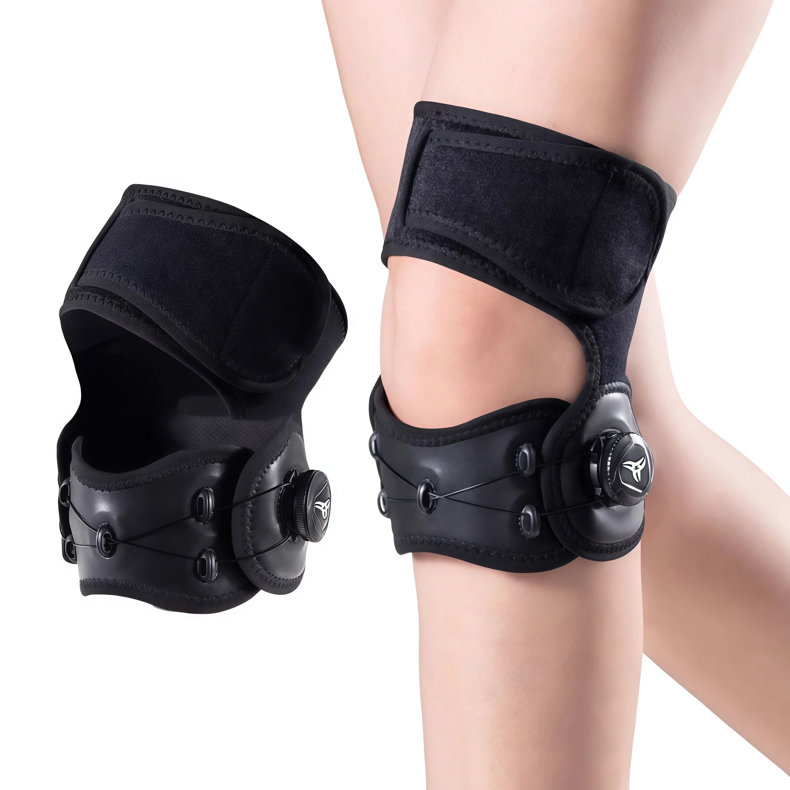 1Pcs Adjustable Knob Patella Knee Brace, Patellar Tendon Support for Men Women, Soccer, Running, Basketball, Tendonitis, Squats