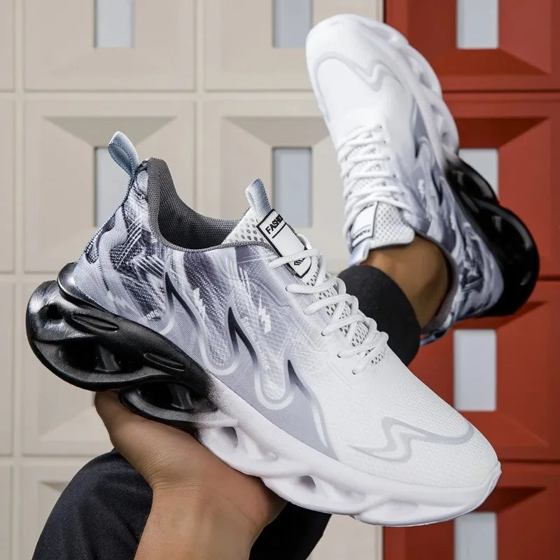 YRZL Running Shoes Men Women Sneakers Casual Sports Shoes Breathable Comfortable Tennis Shoes Woman Sneakers Size 36-45