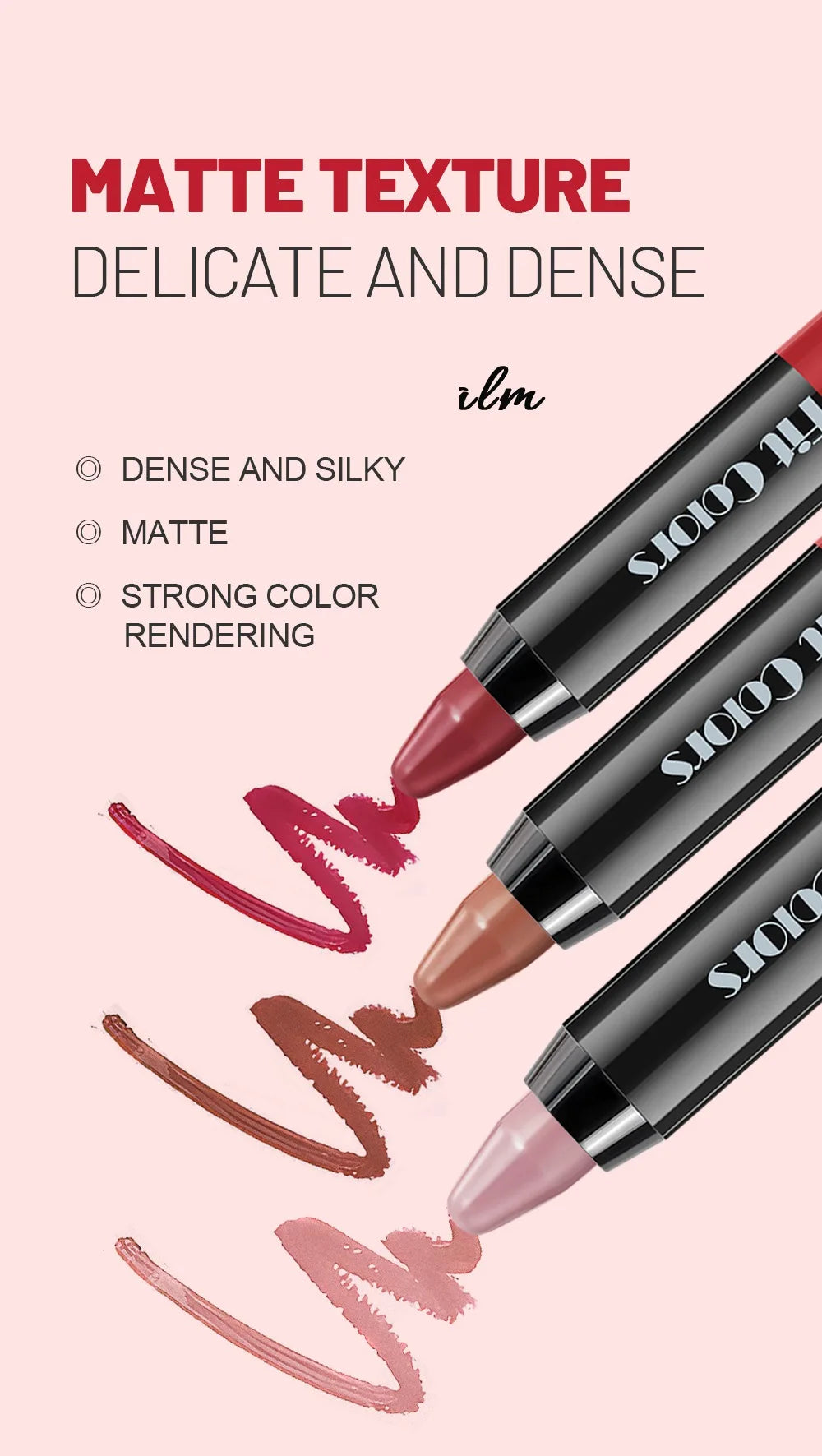 Matte Brown Lip Liner Pencil Lip Outline Contouring Lasting Waterproof Lipstick Crayon Pigments Moisturizing Lip Balm Cosmetics