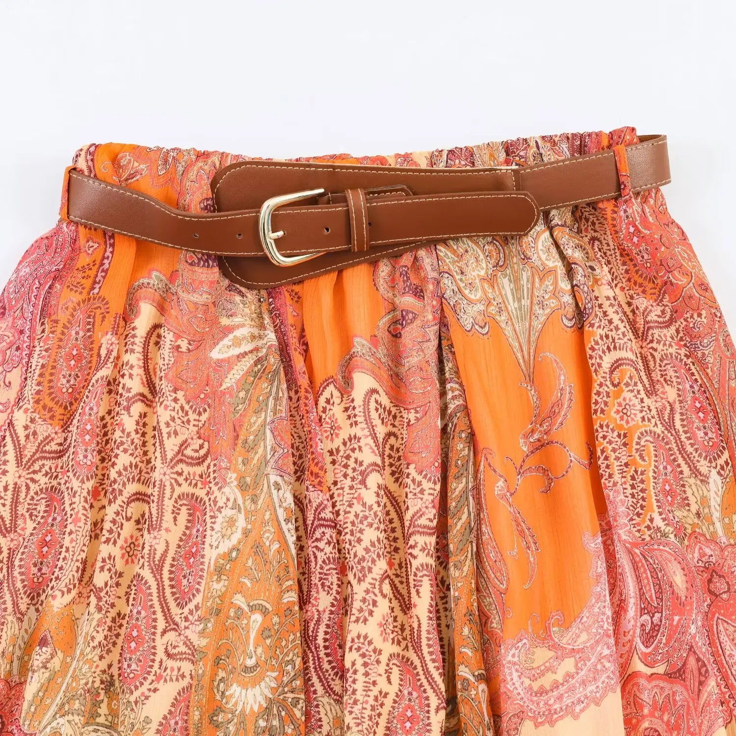 New Women's Skirts Summer 2026 New Fashion Print Unique Party Elegant Women's High Waist Skirts Summer Travel Chic Youth Skirts