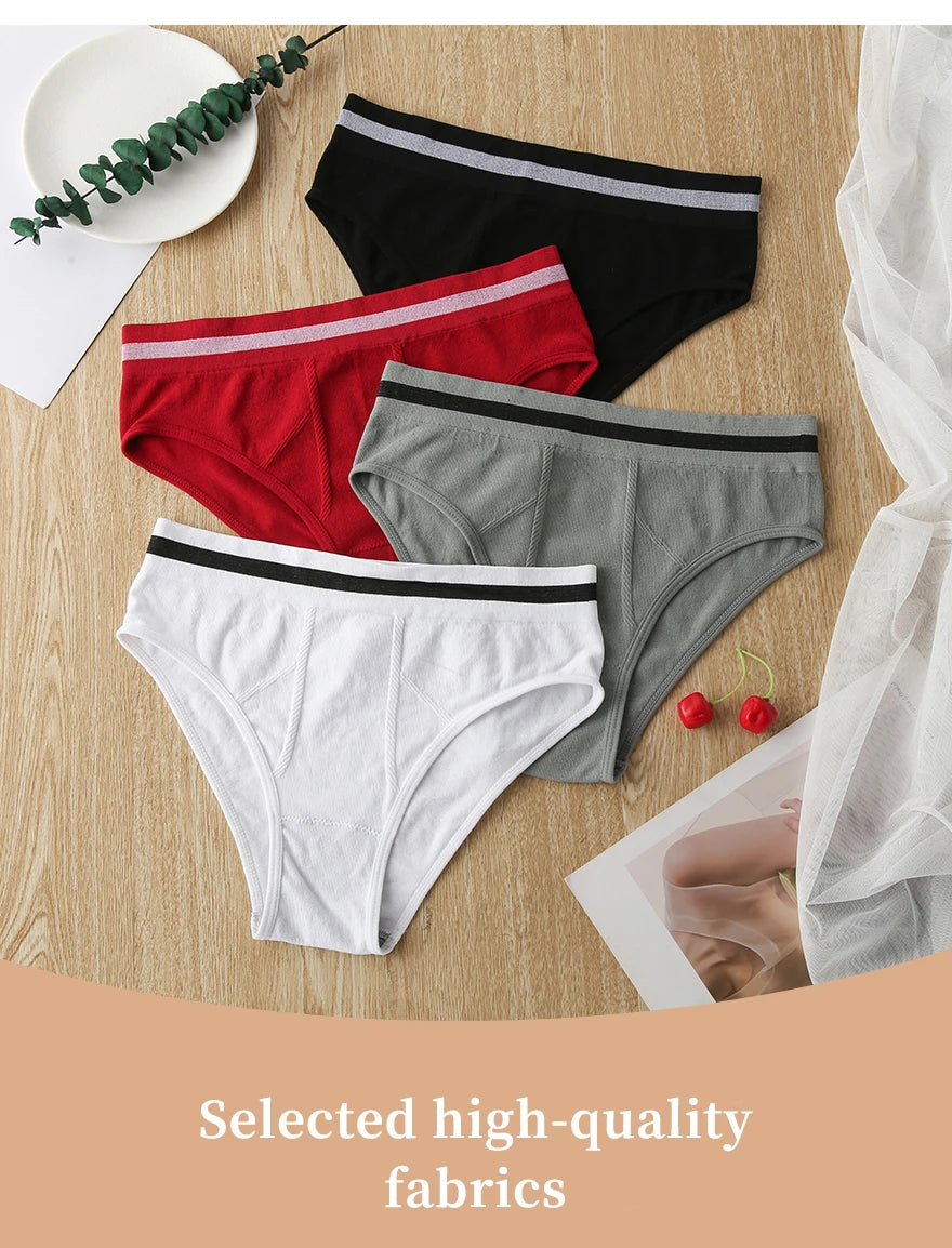 Women's Solid Color Seamless Lingerie, High Waist Sexy Comfortable Underwear, Summer Breathable Lightweight Women's Trousers