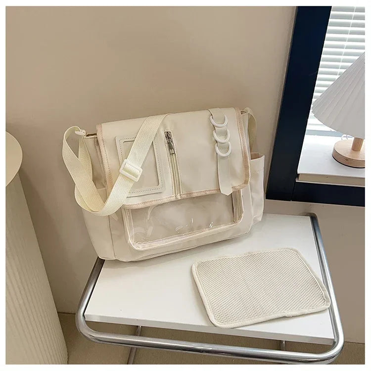 Y2K Fashion Transparent Ita Bag Backpack Style