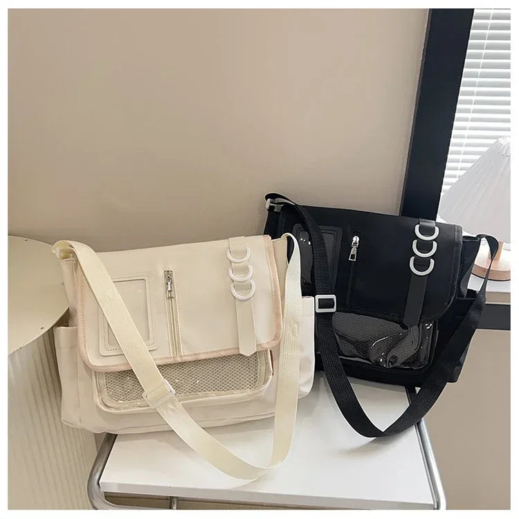 Y2K Fashion Transparent Ita Bag Backpack Style