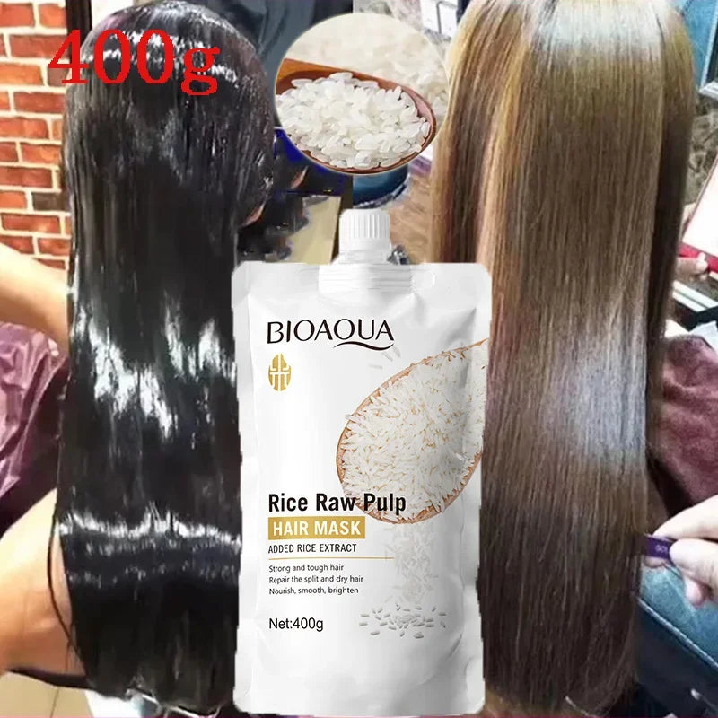 Rice Keratin Hair Mask – 5 Second Repair