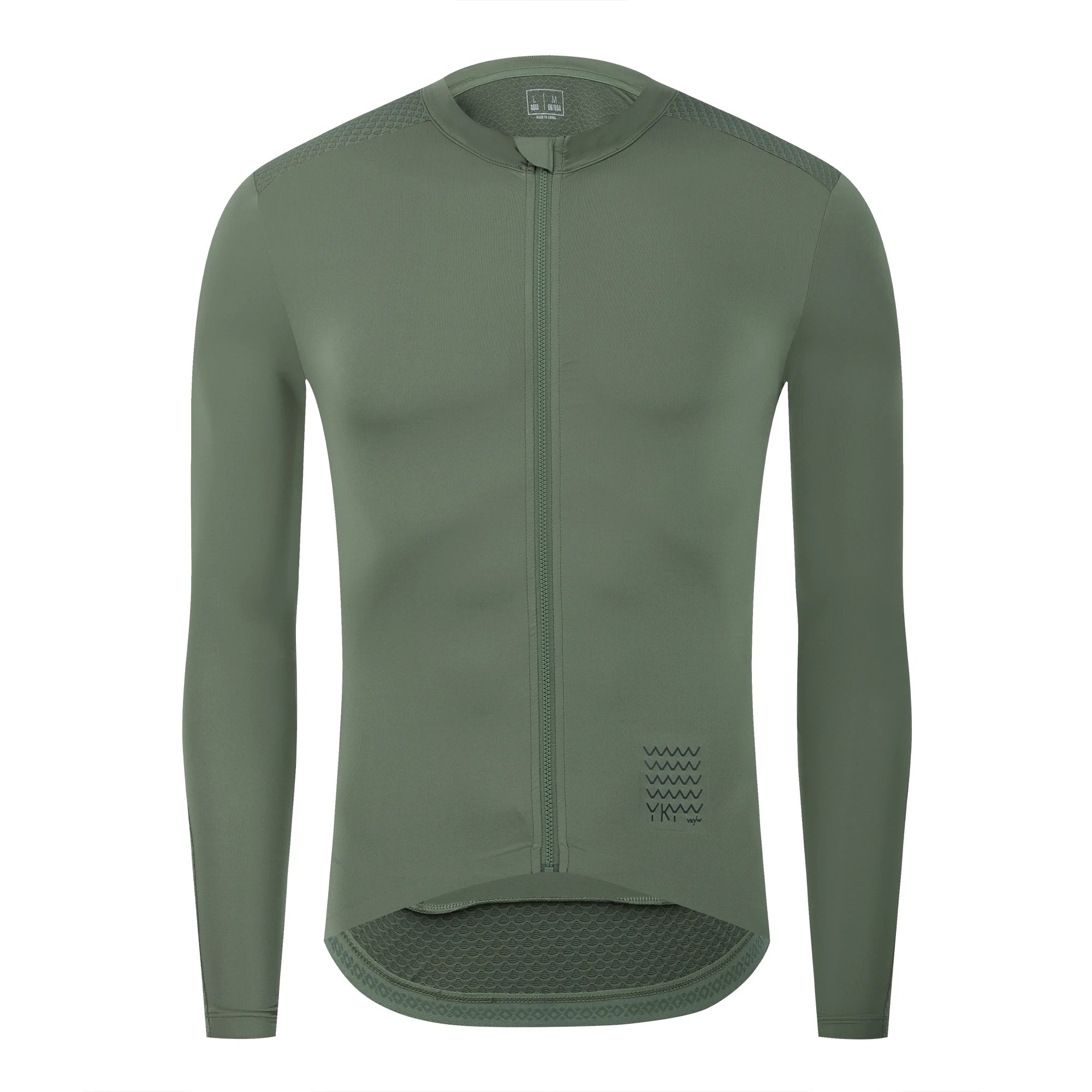 YKYWBIKE Men's Cycling Jersey Long Sleeve Bicycle Full Sleeve Jersey Breathable Road Bike Shirt Pro Team MTB Riding Clothes