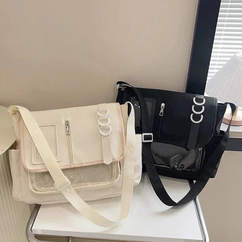 Y2K Fashion Transparent Ita Bag Backpack Style