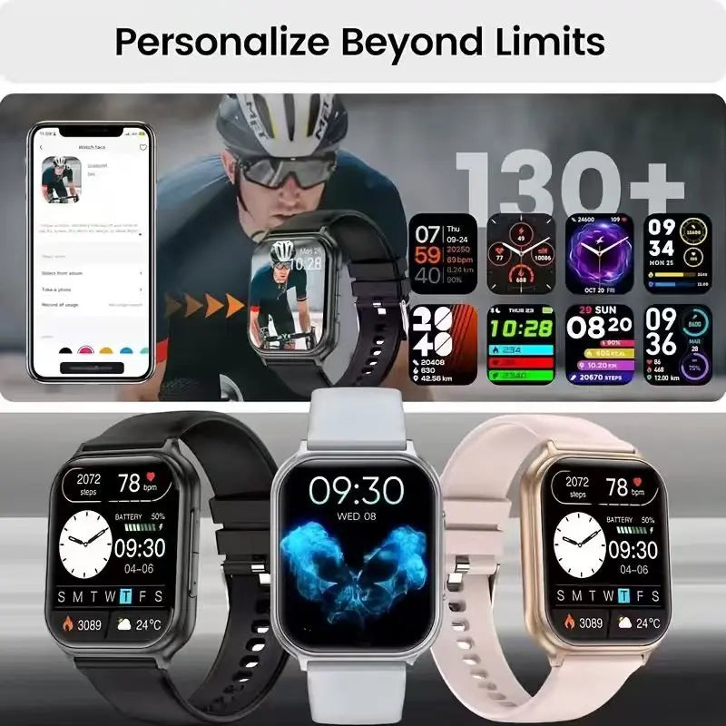 Bluetooth Call Fitness Smart Watch (2026 Model)