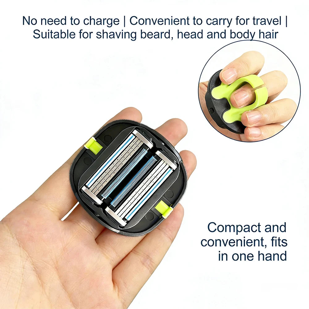 Shavcooo HR100 Multifuntion Hair Shaving Razor Mens Head Shaver Women Body Shaver Portable Safety Haircut Razor with Storage Box