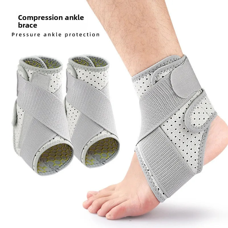 Ankle Support Brace for Sports Men Women Anti Sprain Adjustable Compression Sleeve Professional Stabilizer for Hiking Recovery