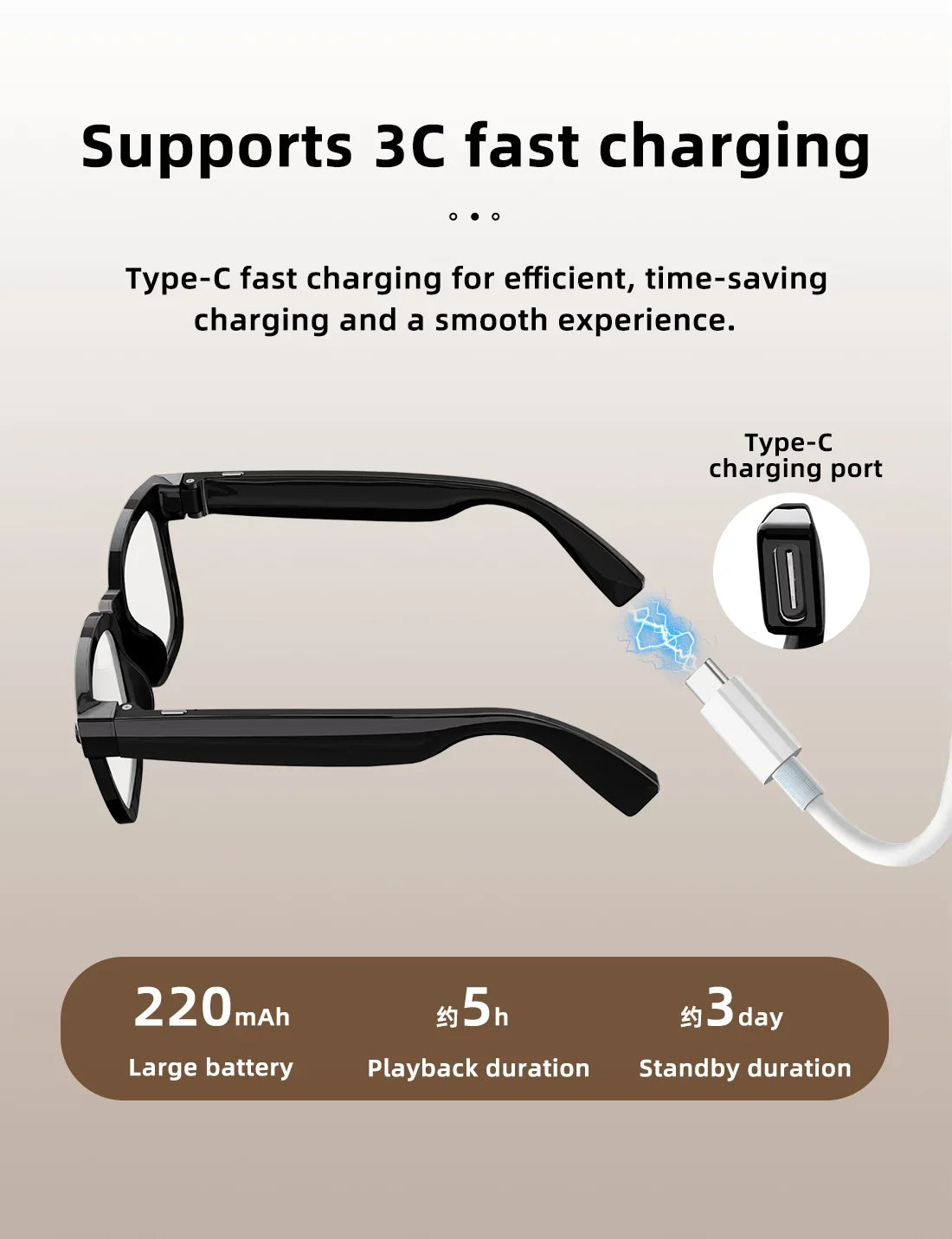 AI Smart Glasses 800W Camera Recording AI Photo Recognition BT Call Real Time Translation Voice Assistan Sunglasses Men Women