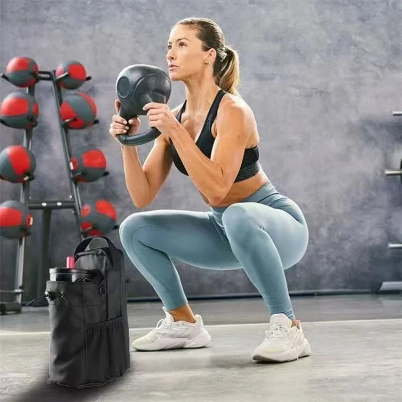 Super Strong Magnetic Gym Bag For Phone Water Bottle Portable Fitness Storage Sports Accessories Large Capacity Carrier
