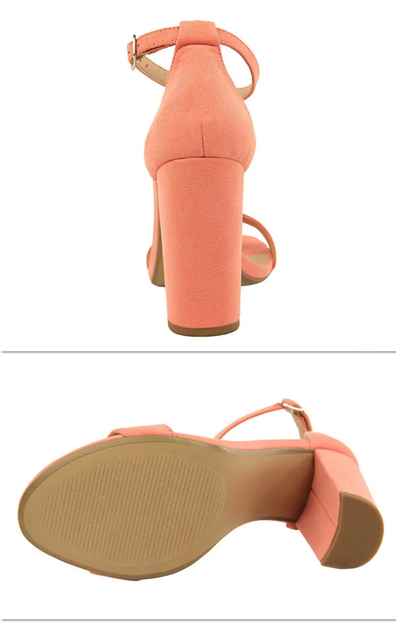 Summer Women’s Gladiator Block Heel Sandals