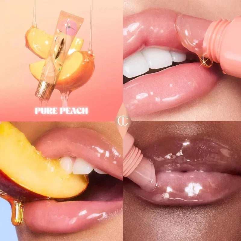 Charlotte Tilbury Lip Gloss Moisturizing Hydrating Silky Exfoliating Long-lasting Concealing Everyday Cosmetics With Packaging