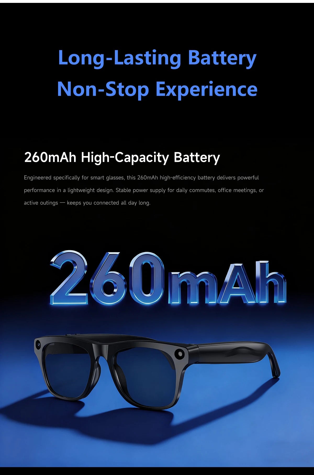 2026 Brand New AI Smart Glasses 100W HD Camera Take photos AI Translation Surround Music Recording BT Call Men Women Sunglasses