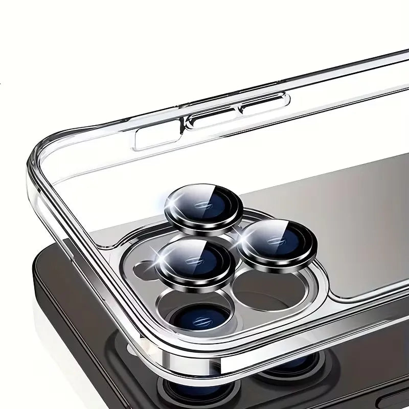 Tempered Glass Camera Lens Protector for iPhone 11/12/13/14/15/16 Pro Max Mini Plus Full Coverage Lens Protection 17 Air 16e 17e