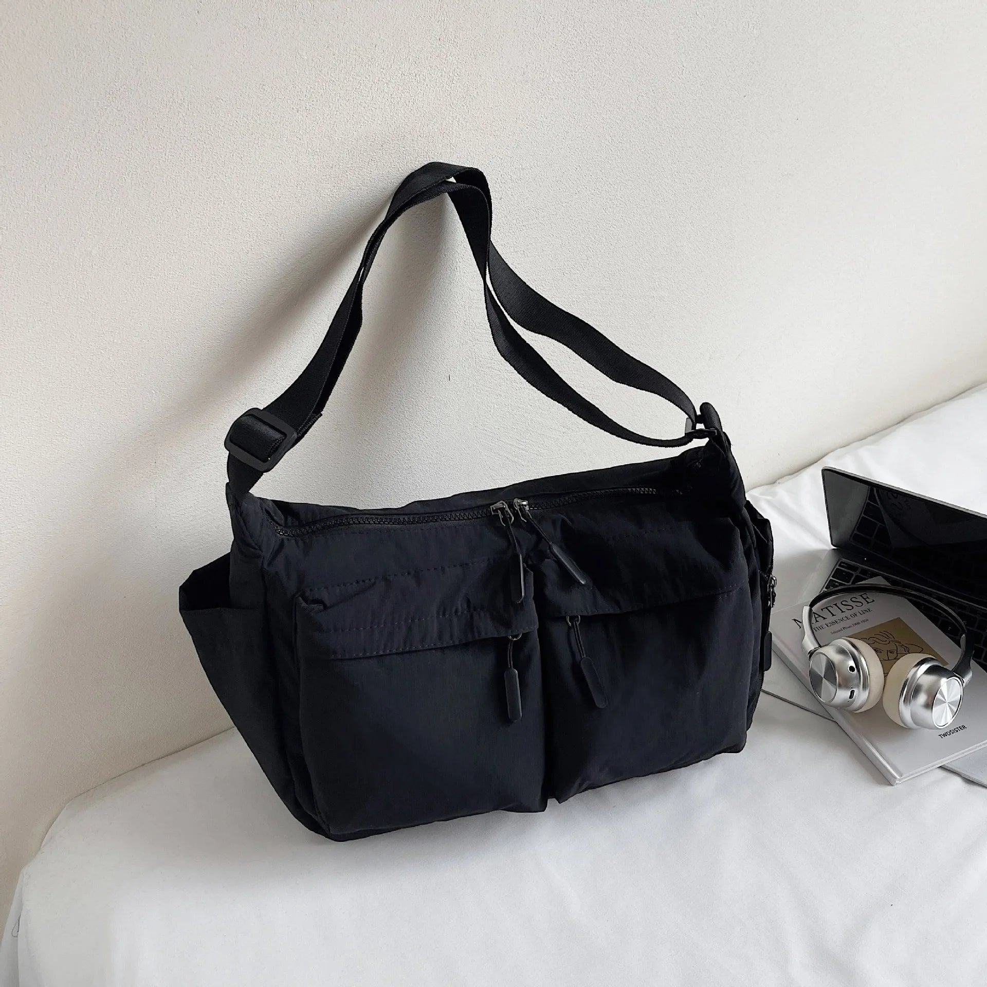 Spring and summer canvas bag women's new hot selling women's bag Youjia high-end sense one-shoulder crossbody bag light luxury n
